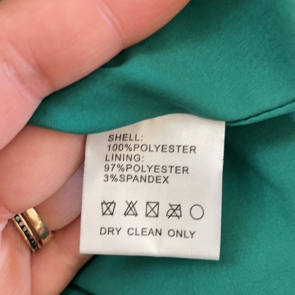 Modcloth Harlyn Green floral strapless midi dress small - Picture 9 of 9